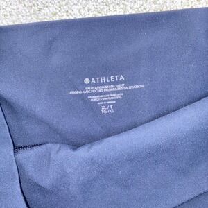 Athleta Salutation Stash Tight Navy Blue Leggings  Womens XL Athetic Gorecorp
